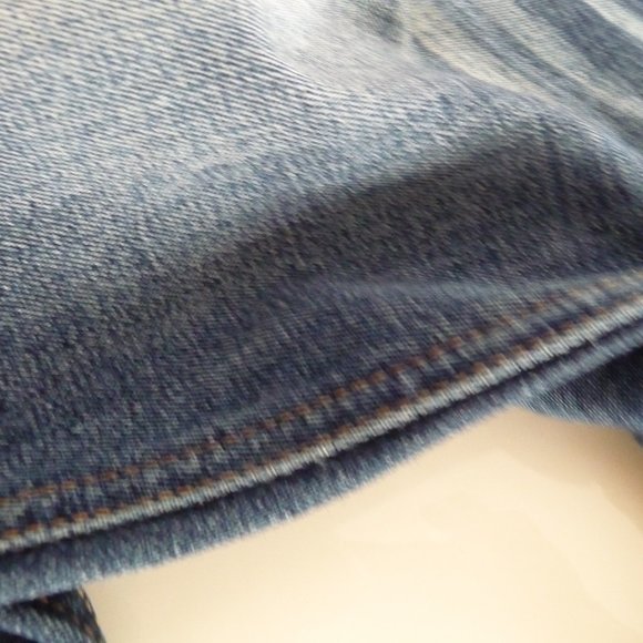 TODD OLDHAM women's  vintage acid washed distressed cuff boot cut  jeans size 31 - Picture 7 of 7